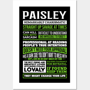 Paisley Posters and Art